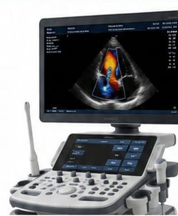 2D Echocardiography color Doppler ultrasound system at Wellbeing Healthcare Services in Surat